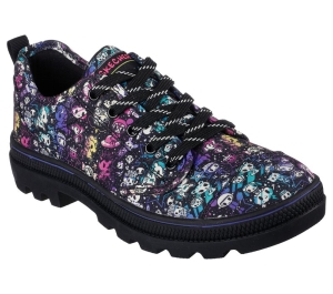 Dámské Šněrovací Boty Skechers x tokidoki: Roadies - Tokiroadie Černé Viacfarebný | CZ.155231BKMT