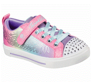 Dívčí Ležérní Tenisky Skechers Girl's Twinkle Toes: Twinkle Sparks- Winged Magic Růžové Viacfarebný | CZ.314797LHPMT