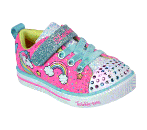 Dívčí Ležérní Tenisky Skechers Twinkle Toes: Sparkle Lite - Unicorn Craze Růžové Viacfarebný | CZ.10988NNPMT