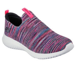 Dívčí Ležérní Tenisky Skechers Ultra Flex - Tranquil Tempo Černé Viacfarebný | CZ.302264LBKMT