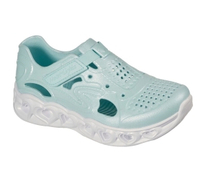 Dívčí Light Up Boty Skechers Foamies: Light Hearted 2.0 Mátově Zelená | CZ.308040LMNT