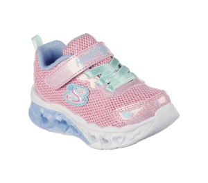 Dívčí Light Up Boty Skechers S Lights: Flutter Heart - Bring Sparkle Růžové Viacfarebný | CZ.302317NPKMT