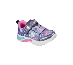 Dívčí Light Up Boty Skechers S Lights: Star Sparks Tmavě Blankyt Viacfarebný | CZ.302324NNVMT