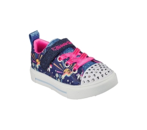 Dívčí Light Up Boty Skechers Twinkle Sparks - Unicorn Sunshine Tmavě Blankyt Viacfarebný | CZ.314802NNVMT