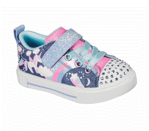 Dívčí Light Up Boty Skechers Twinkle Toes: Twinkle Sparks - Unicorn Charmed Tmavě Blankyt Viacfarebný | CZ.314789NNVMT