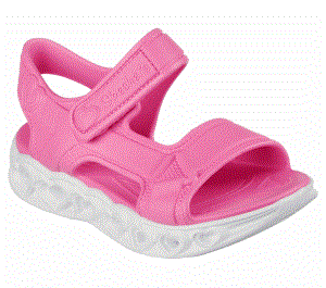 Dívčí Sandály Skechers Foamies: Heart Lights Sandal - Always Flashy Růžové | CZ.308045LPNK