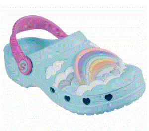 Dívčí Slip On Skechers Foamies: Heart Charmer - Radiant Rainbow Blankyt Viacfarebný | CZ.308027LBLMT