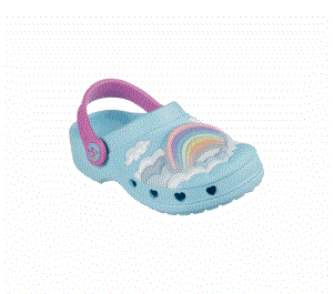 Dívčí Slip On Skechers Foamies: Heart Charmer - Radiant Rainbow Blankyt Viacfarebný | CZ.308027NBLMT