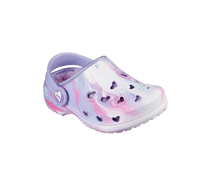 Dívčí Slip On Skechers Foamies: Sweetheart - Super Snuggly Bílé Viacfarebný | CZ.308044NWMLT