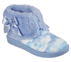 Dívčí Slip On Skechers Sleepy Slides - Fluffy Cloudz Světle Blankyt | CZ.302772LLTBL