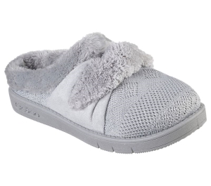 Dívčí Slip On Skechers Sleepy Slides - Snuggle Hug Šedé | CZ.302983LGRY