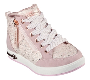 Dívčí Šněrovací Boty Skechers Shoutouts 2.0 - Glitter Steps Fialové | CZ.310647LMVE