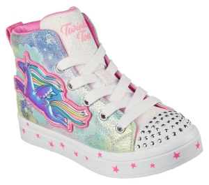 Dívčí Šněrovací Boty Skechers Twinkle Toes: Twi-Lites 2.0 - Unicorn Galaxy Růžové Viacfarebný | CZ.314439LPKMT