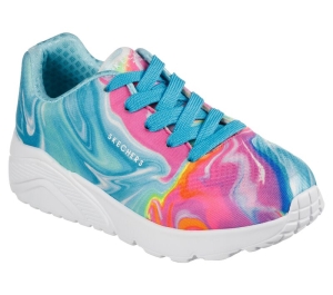 Dívčí Šněrovací Boty Skechers Uno Lite - Swirlified Viacfarebný | CZ.310475LMLT