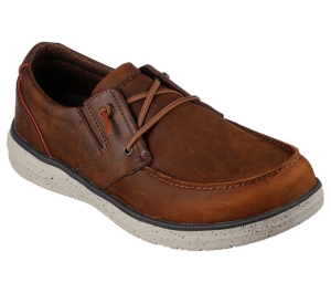 Pánské Boty Sebago Skechers Relaxed Fit: Morelo - Wayward Hnědé | CZ.210491CDB