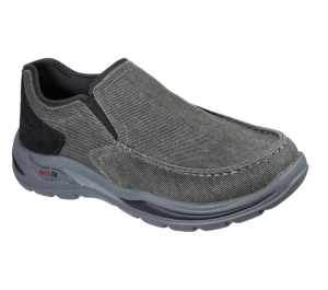 Pánské Ležérní Tenisky Skechers Arch Fit Motley - Rolens Černé | CZ.204178BLK