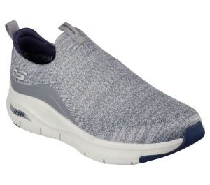 Pánské Ležérní Tenisky Skechers Arch Fit - Ascension Šedé | CZ.232404GRY