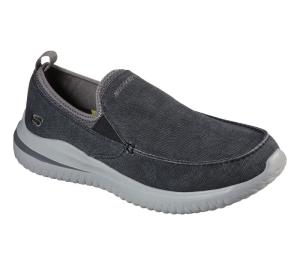 Pánské Ležérní Tenisky Skechers Delson 3.0 - Chadwick Černé | CZ.210236BLK