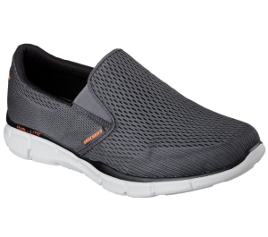 Pánské Ležérní Tenisky Skechers Equalizer - Double Play Šedé Oranžové | CZ.51509CCOR