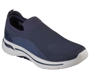 Pánské Ležérní Tenisky Skechers GO WALK Arch Fit - Seltos Tmavě Blankyt | CZ.216136NVY