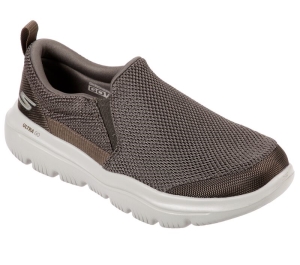 Pánské Ležérní Tenisky Skechers GOwalk Evolution Ultra - Impeccable Hnědožlutý | CZ.54738KHK