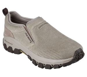 Pánské Ležérní Tenisky Skechers Relaxed Fit: Edgmont - Shelvin Šedé Hnědé | CZ.204544TPE