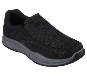 Pánské Ležérní Tenisky Skechers Relaxed Fit: Cohagen - Knit Walk Černé | CZ.204849BLK