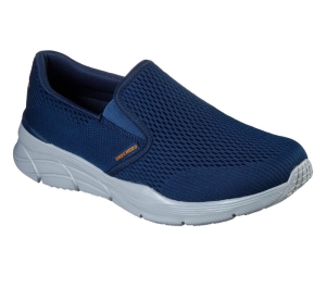 Pánské Ležérní Tenisky Skechers Relaxed Fit: Equalizer 4.0 - Triple-Play Tmavě Blankyt Oranžové | CZ.232016NVOR