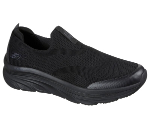 Pánské Ležérní Tenisky Skechers Relaxed Fit: D'Lux Walker - Quick Upgrade Černé | CZ.232163BBK