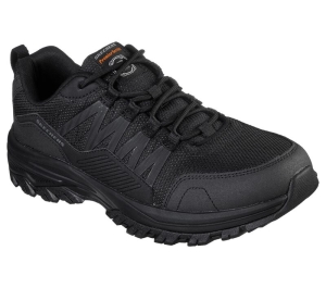 Pánské Oxfordky Skechers Pracovní Relaxed Fit: Fannter SR Černé | CZ.200000BLK