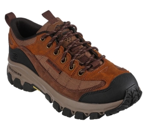 Pánské Oxfordky Skechers Relaxed Fit: Edgmont - Lanbury Hnědé | CZ.204519CDB