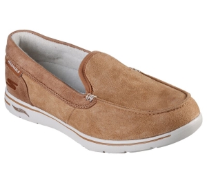 Pánské Pantofle Skechers Arch Fit Lounge - Cirrus Hnědé | CZ.249106BRN