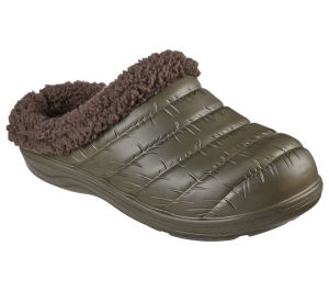 Pánské Pantofle Skechers Foamies: Cozy Camper Podšité - Cozy Adventure Olivy Zelené | CZ.243135OLV