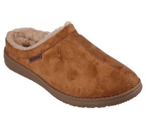 Pánské Pantofle Skechers Relaxed Fit: Melson - Harmen Hnědé | CZ.210378TAN