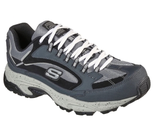 Pánské Pracovní Obuv Skechers Pracovní: Stamina ST Tmavě Blankyt Černé | CZ.200033NVBK