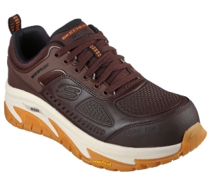 Pánské Pracovní Obuv Skechers Pracovní: Arch Fit Silniční Walker - Raylan Hnědé | CZ.200154BRN