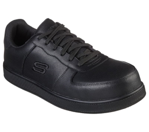 Pánské Pracovní Obuv Skechers Pracovní: Vibsie - Kennit Comp Špicí Černé | CZ.200165BLK