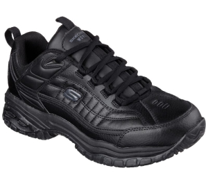 Pánské Pracovní Obuv Skechers Pracovní: Soft Stride - Galley Černé | CZ.76759BLK