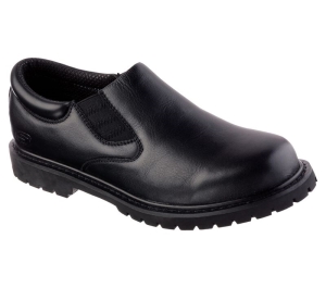 Pánské Pracovní Obuv Skechers Pracovní Relaxed Fit: Cottonwood - Goddard SR Černé | CZ.77046BLK