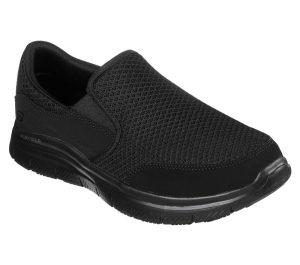 Pánské Pracovní Obuv Skechers Pracovní Relaxed Fit: Flex Advantage - McAllen SR Černé | CZ.77048BBK