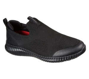 Pánské Pracovní Obuv Skechers Pracovní Relaxed Fit: Cessnock - Colleton SR Černé | CZ.77501BLK