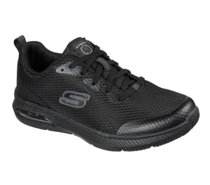 Pánské Pracovní Obuv Skechers Pracovní Relaxed Fit: DynaAir SR Černé | CZ.77520BLK