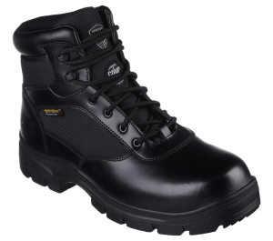 Pánské Pracovní Obuv Skechers Pracovní Tactical: Wascana - Linnean Comp Špicí Černé | CZ.77522BLK