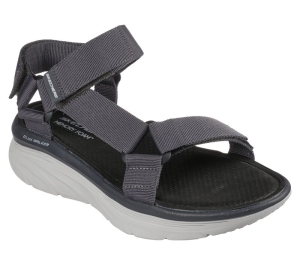 Pánské Sandály Skechers D'Lux Walker Sandal Šedé | CZ.237376CHAR