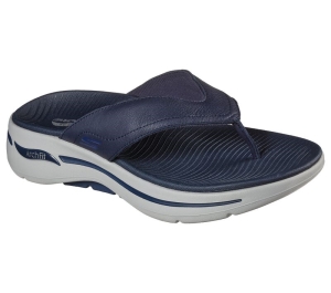 Pánské Sandály Skechers GO WALK Arch Fit Sandal Tmavě Blankyt | CZ.229022NVY