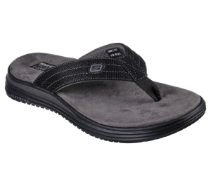 Pánské Sandály Skechers Relaxed Fit: Proven SD - Baylis Černé | CZ.204577BLK