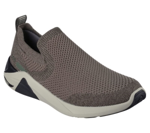 Pánské Slip On Skechers Arch Fit A-Linear - Rune Olivy Zelené | CZ.222151OLV