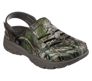 Pánské Slip On Skechers Mossy Oak, Foamies: Creston Ultra - Country Vibes Hnědožlutý | CZ.243120KHK