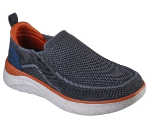 Pánské Slip On Skechers Relaxed Fit: Glassell - Egan Tmavě Blankyt | CZ.204619NVY