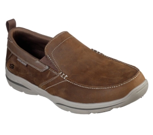 Pánské Slip On Skechers Relaxed Fit: Harper - Forde Hnědé | CZ.64858DSCH